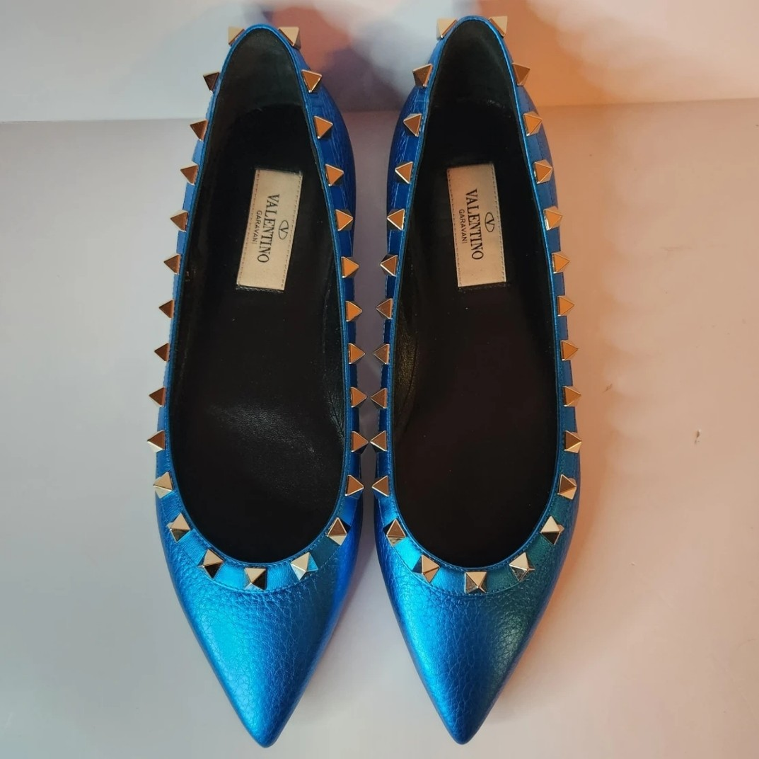 VALENTINO ROCKSTUD SHOES/FLATS NEW AUTHENTIC image indicator(2)