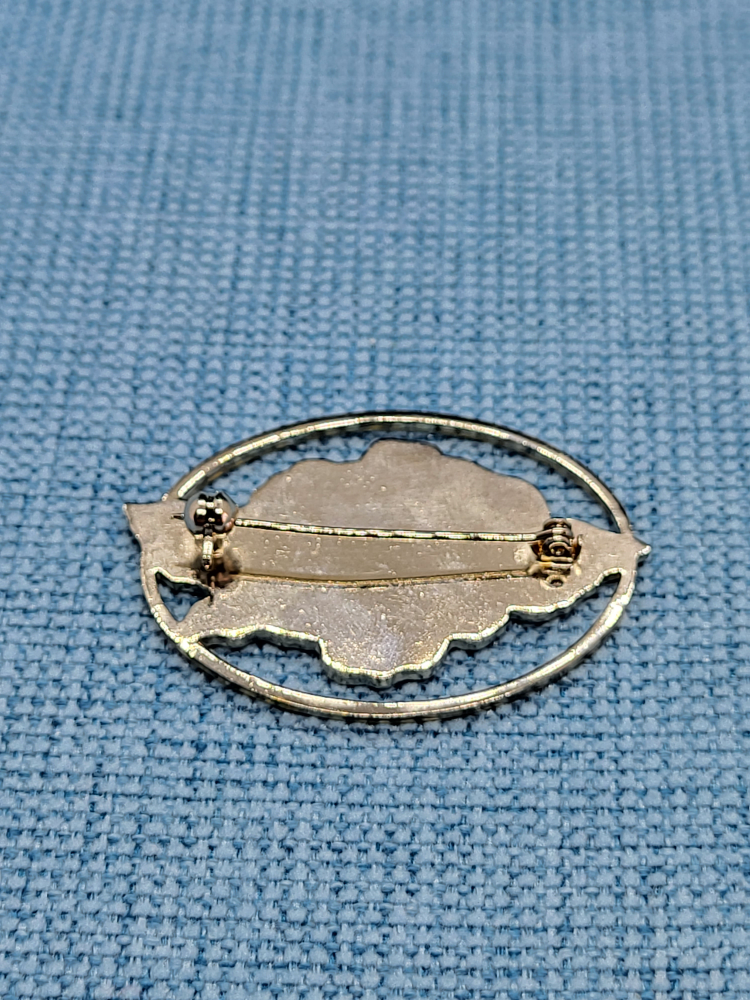 Vintage enamel brooch - photo 3