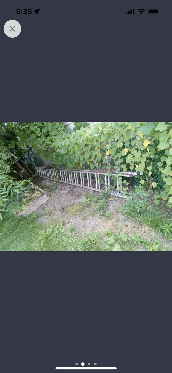 17’ telescopic ladder