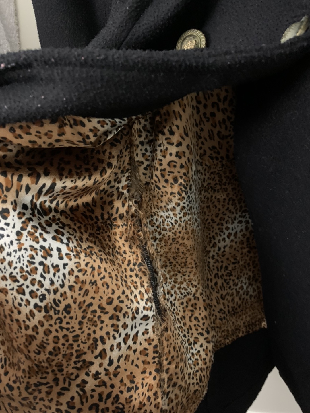 Long Black Coat S-M - photo 5