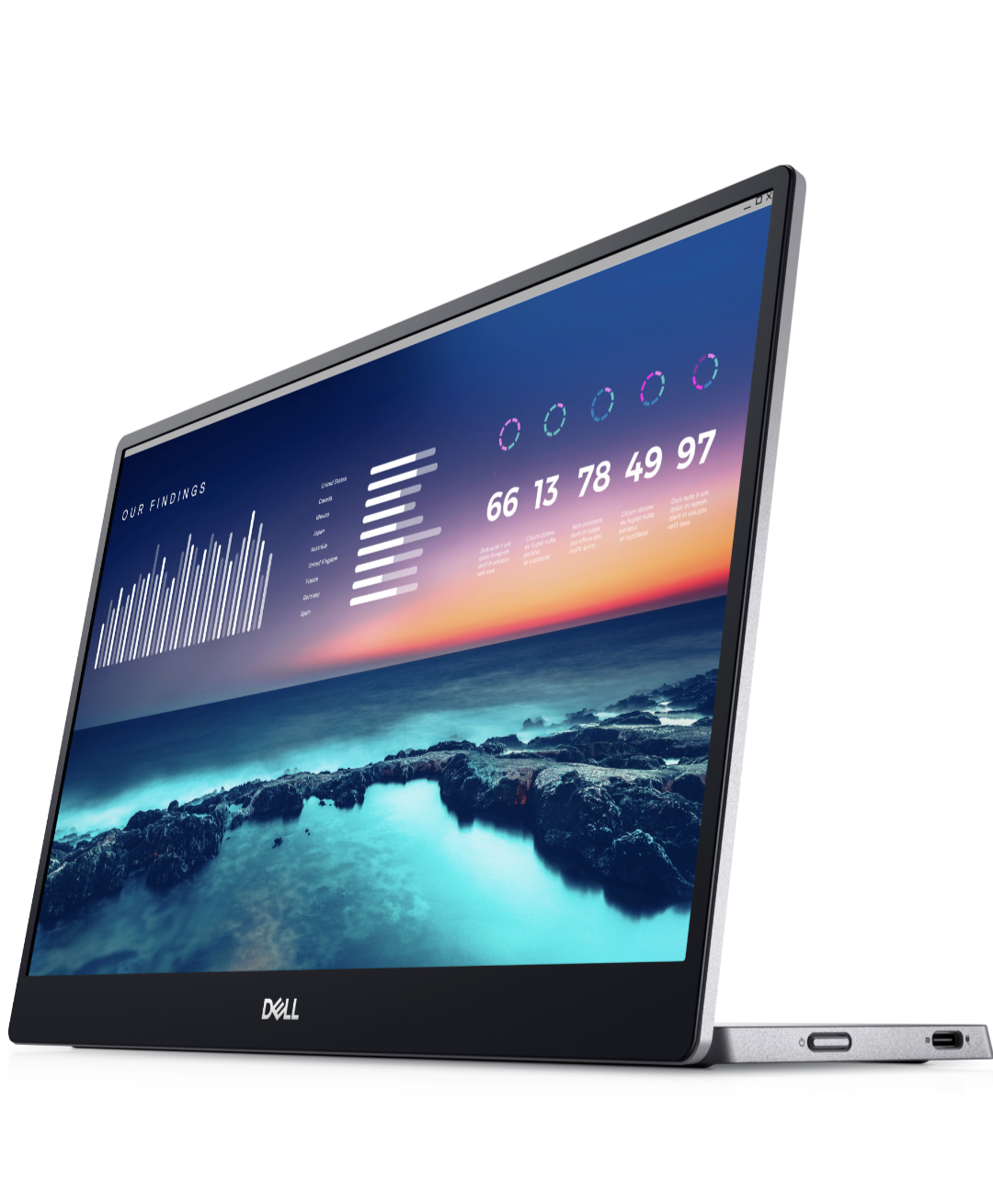 Dell 14" Portable Travel Monitor - C1422H *Brand New* thumbnail