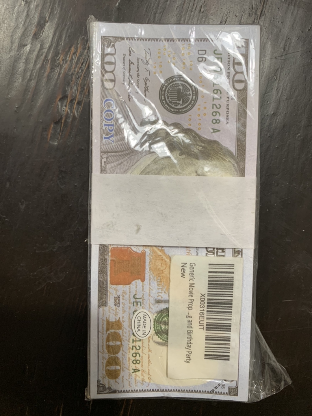 Fake money - new thumbnail