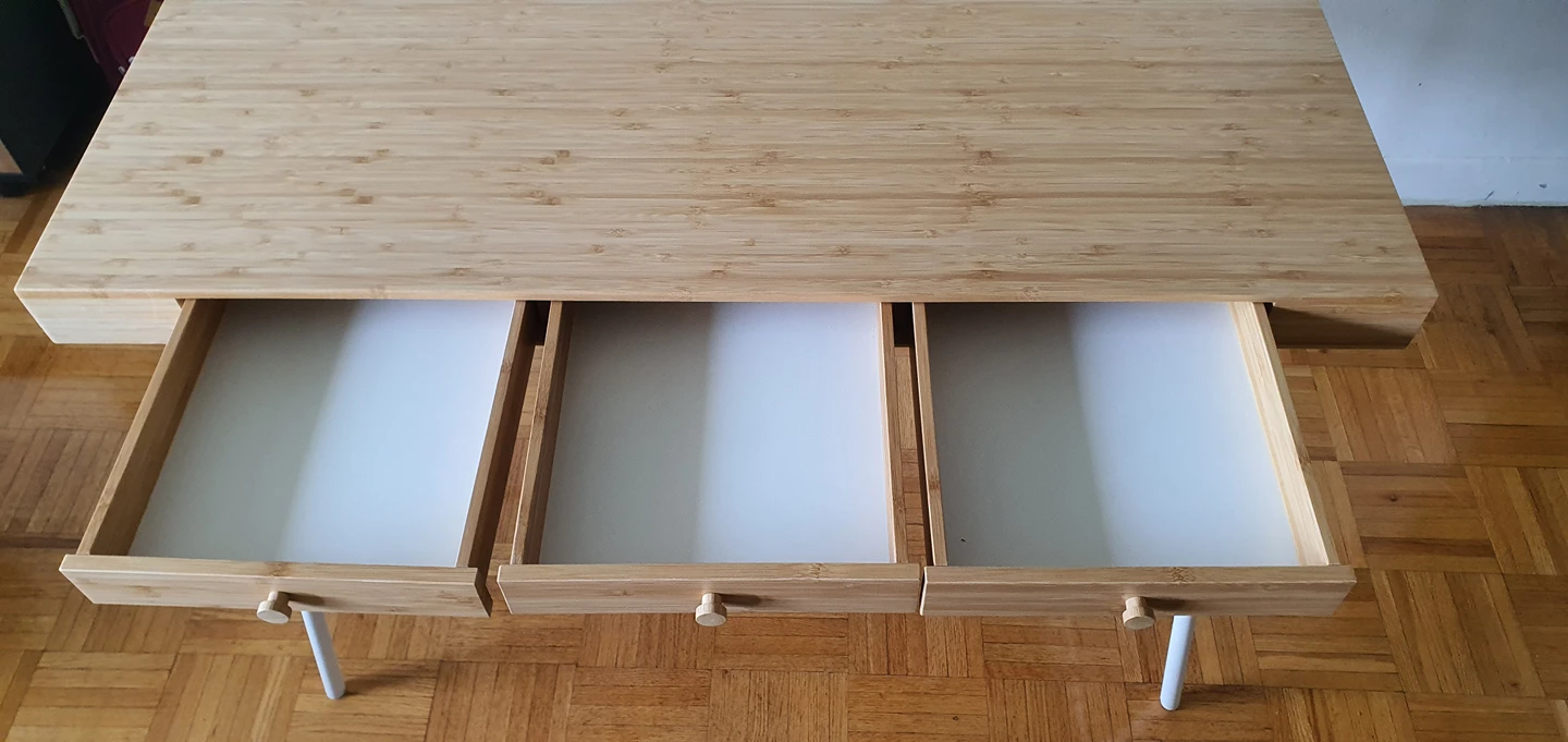 LILLÅSEN Desk, bamboo, 102x49 cm (40 1/8x19 1/4 ") - photo 3