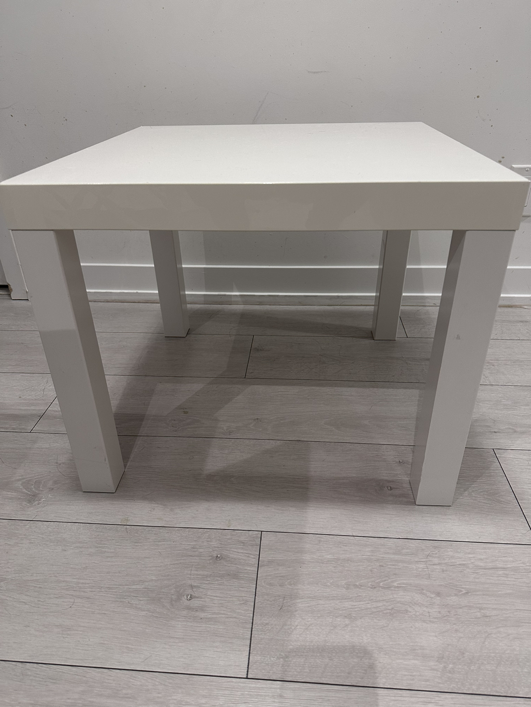 IKEA small white table