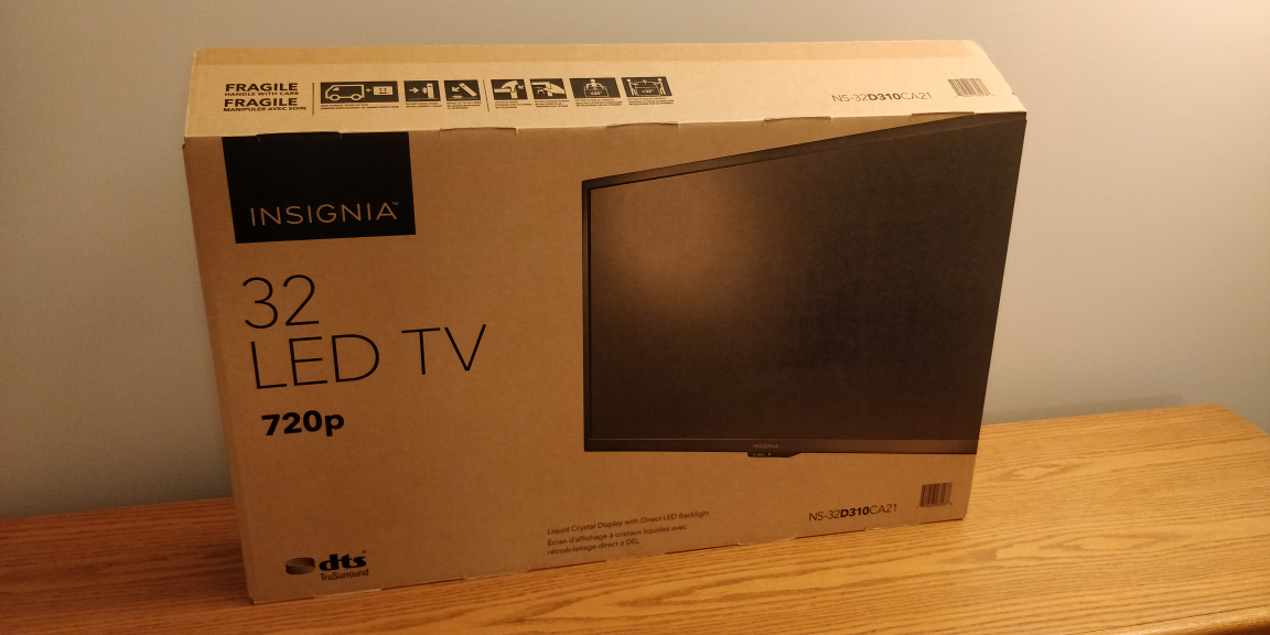 INSIGNIA 32" LED TV image indicator(5)