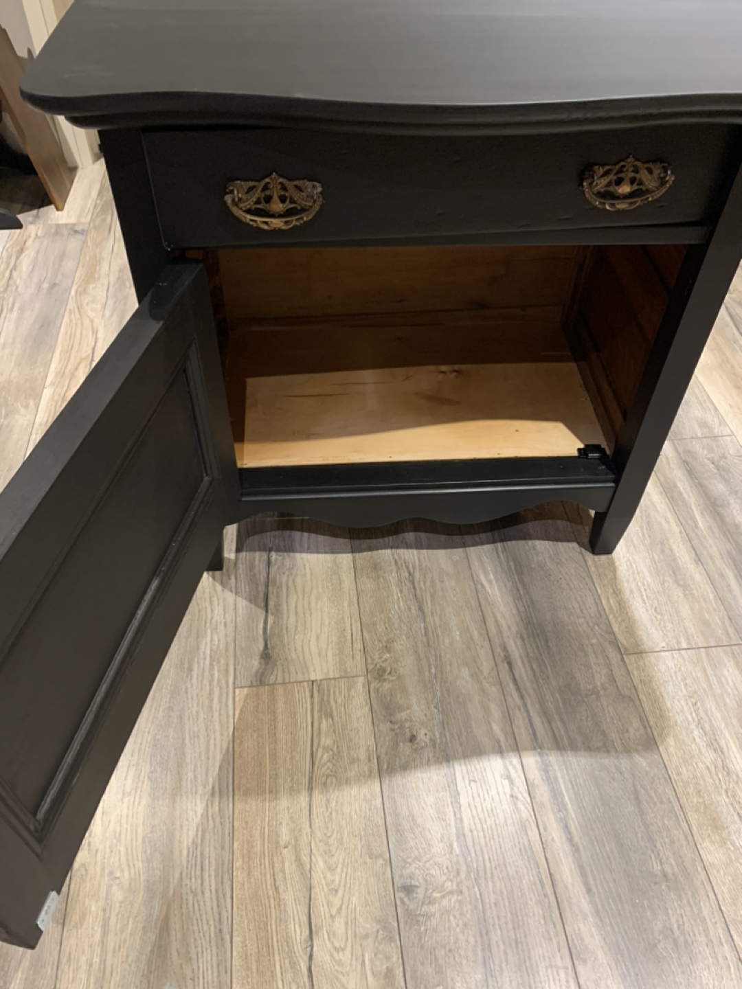Black antique Washstand - photo 3
