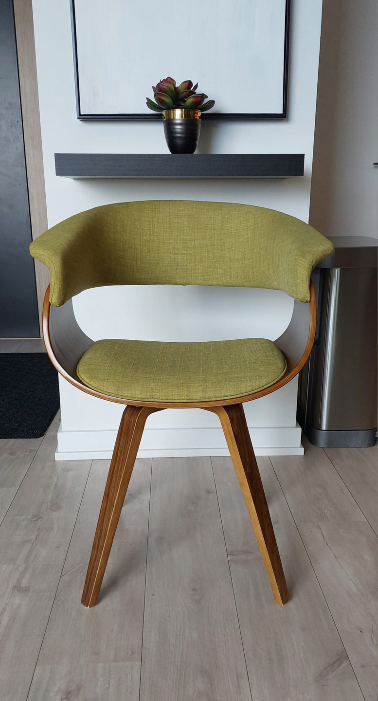 Mid century wooden dining / accent chairs image indicator(4)