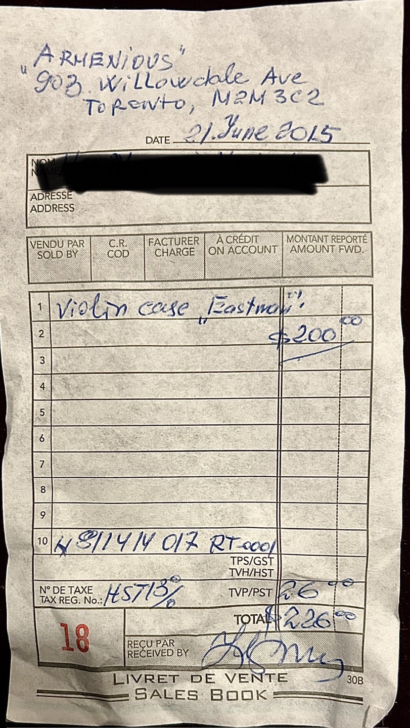 Eastman Violin Case CA1402 4/4 image indicator(9)