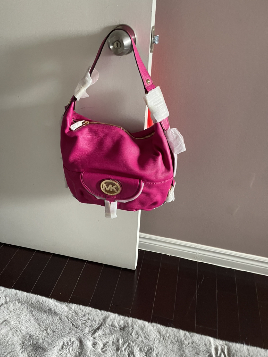 MK real leather bag - photo 2