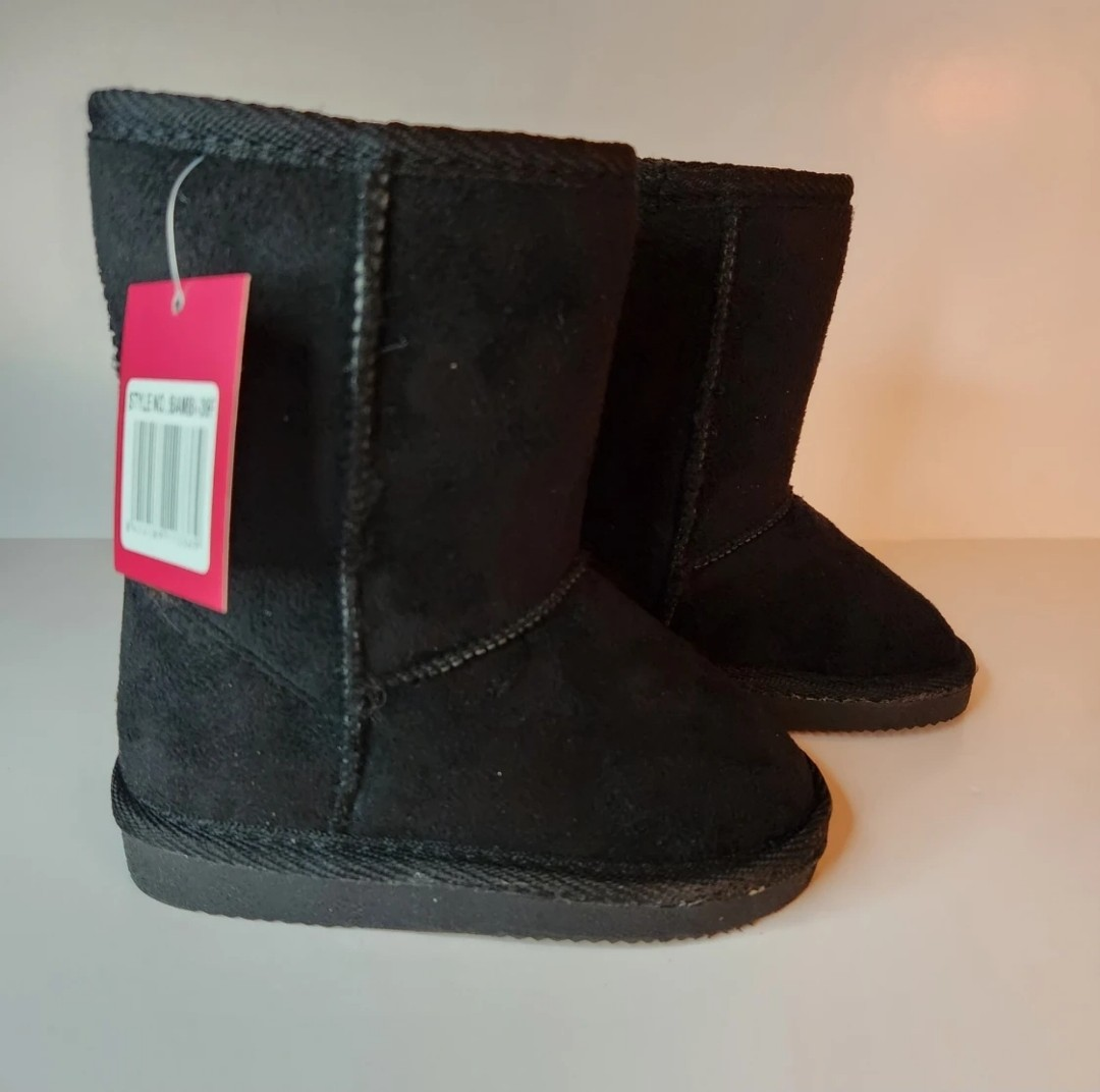 NEW FLEECE LINED UGG STYLE BOOTS FOR TODDLERS image indicator(4)