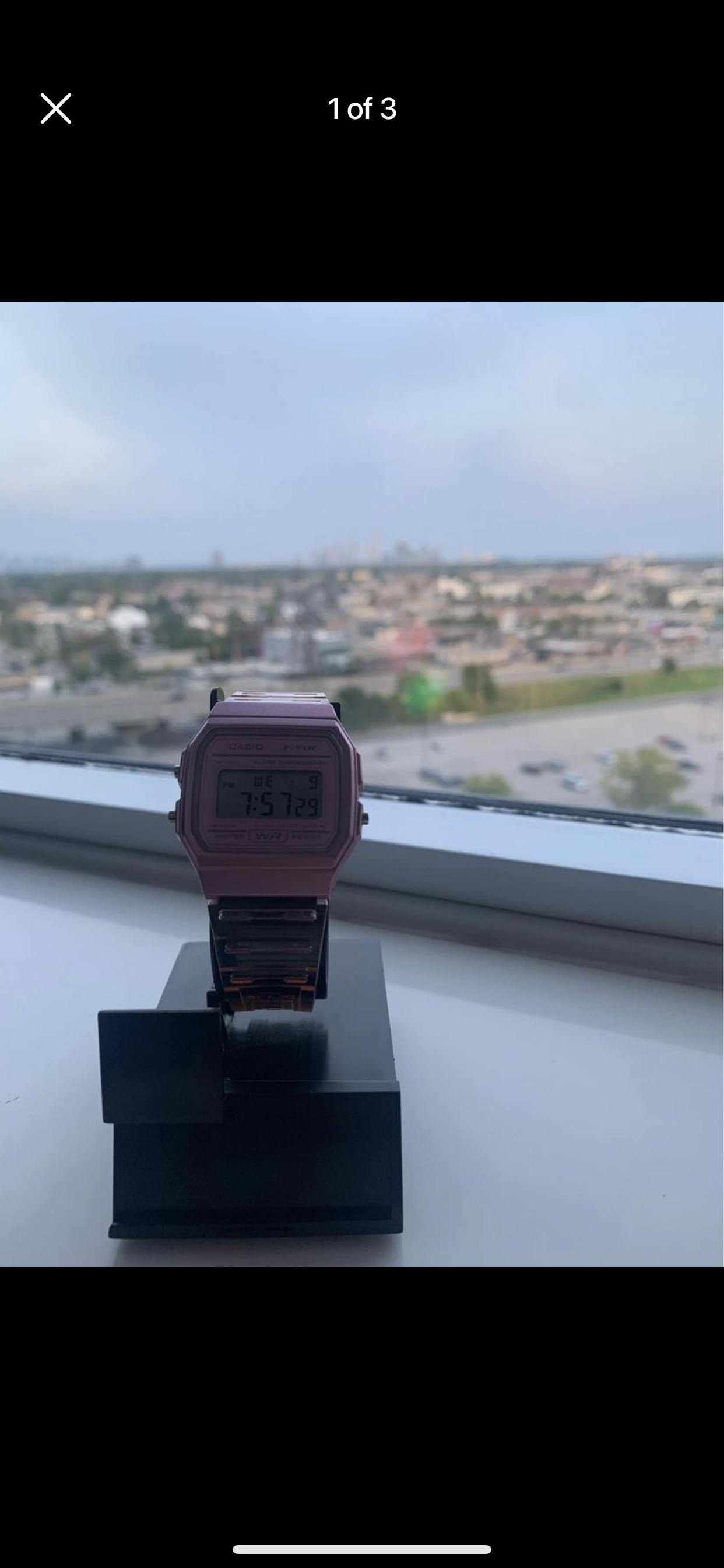 Pink Casio Watch Stainless Steel
