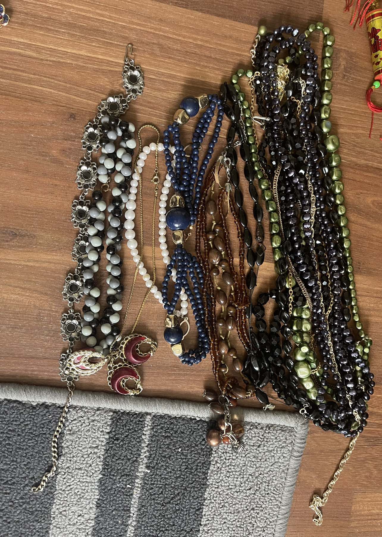 assorted necklaces