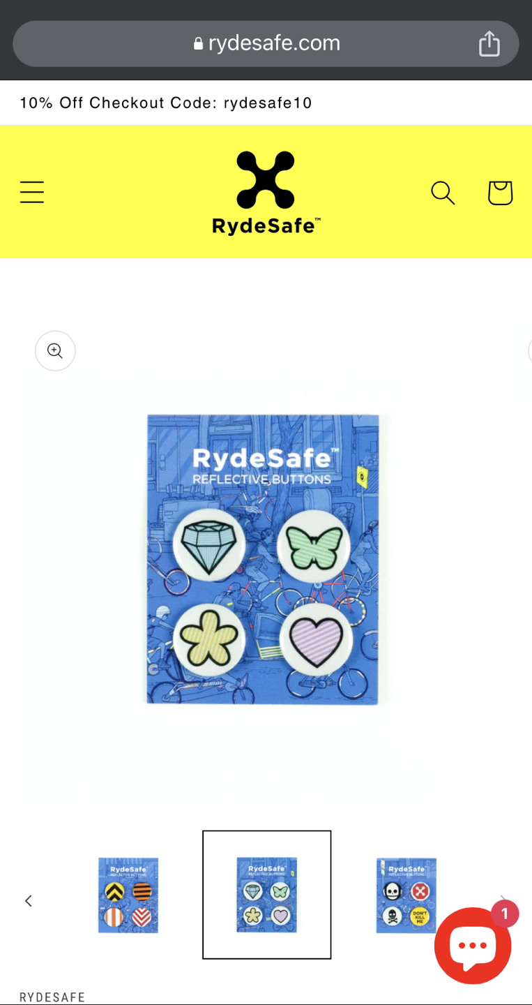 RydeSafe Reflective Buttons(3) - photo 2