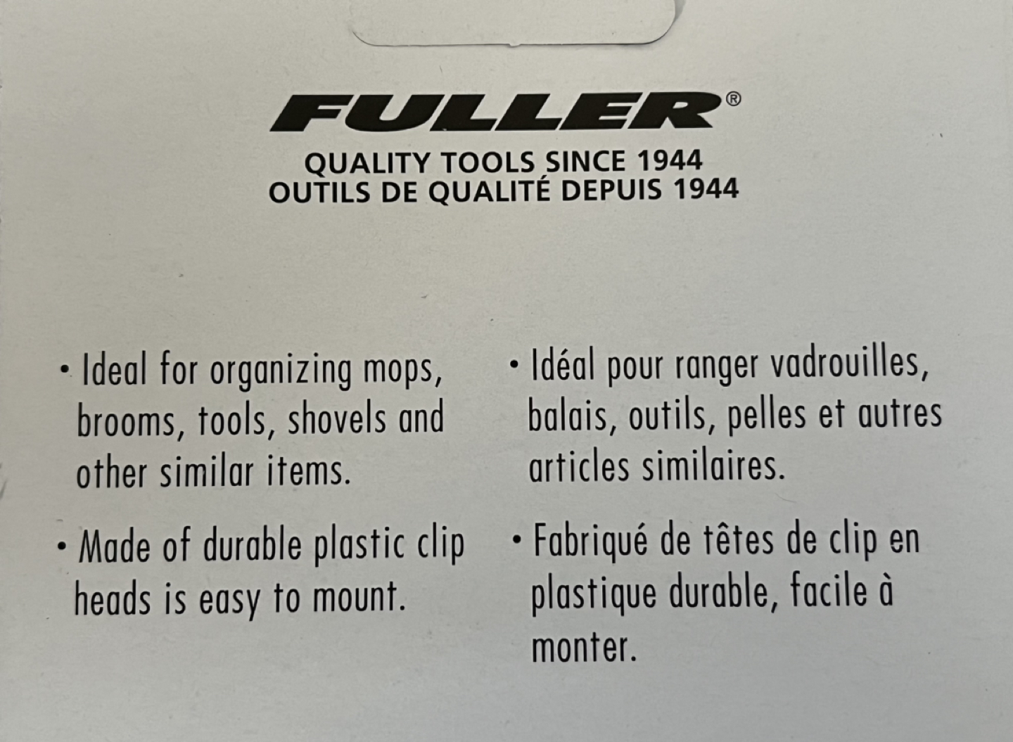 8x Brand New Broom Clip (2 in each pack) image indicator(2)