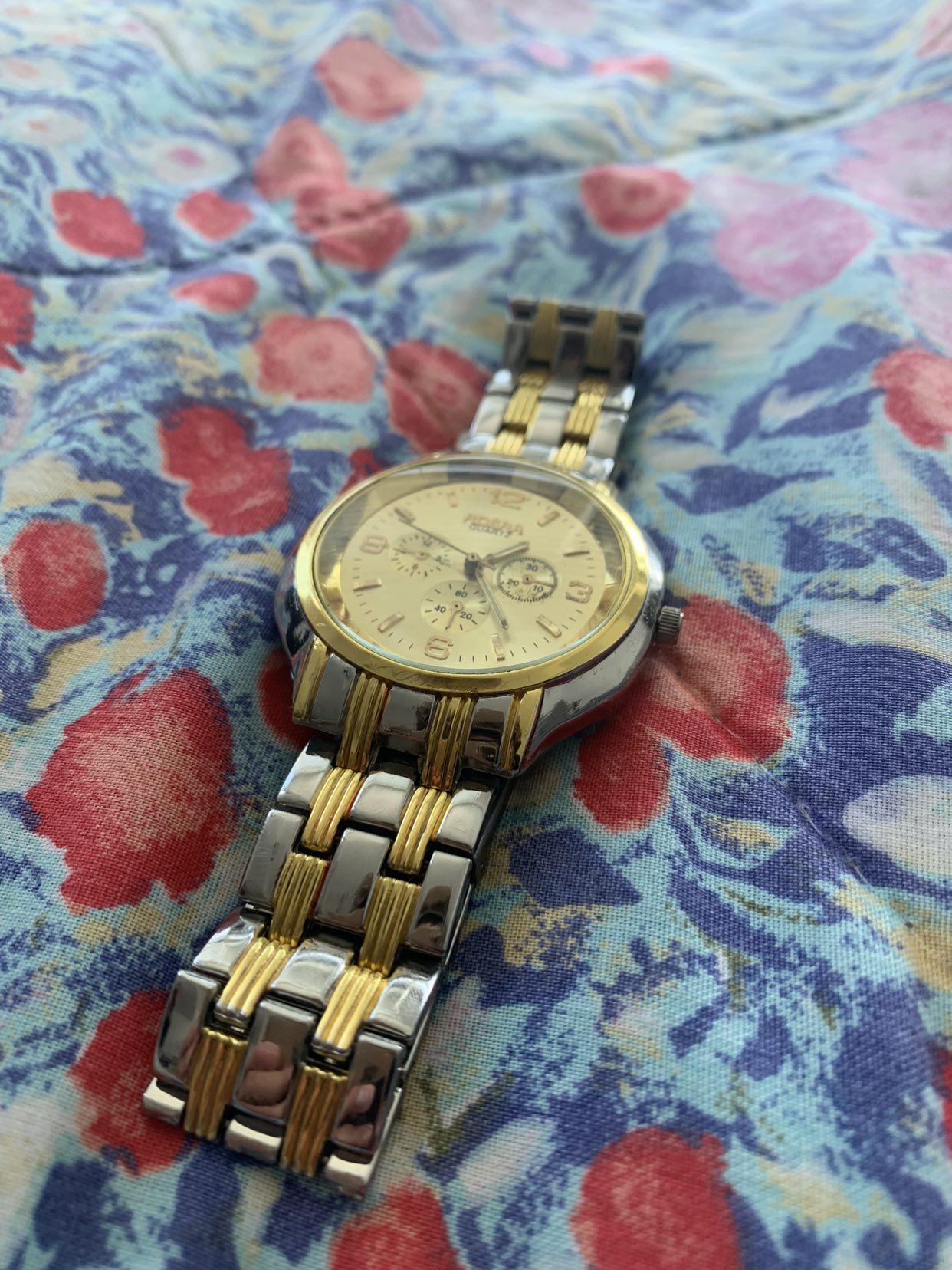 ROSRA Silver Gold Stainless Steel Wristwatch - photo 2