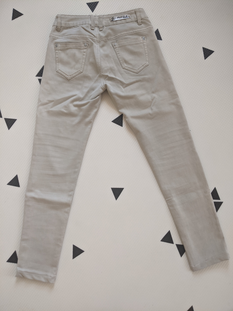 Petite Beige/Khaki Puzzle Jeans image indicator(2)