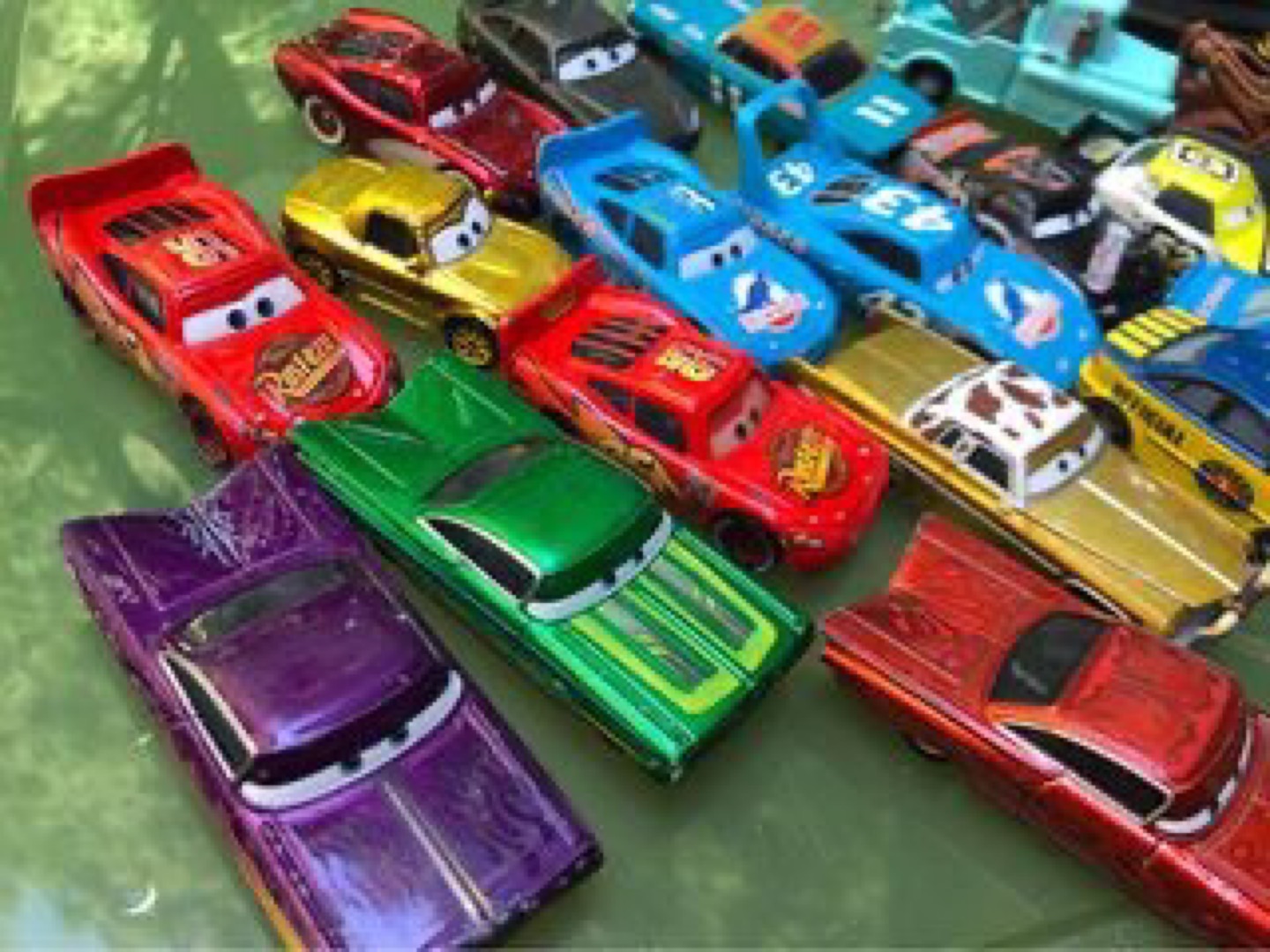 Lot of die cast cars from Cars movie thumbnail