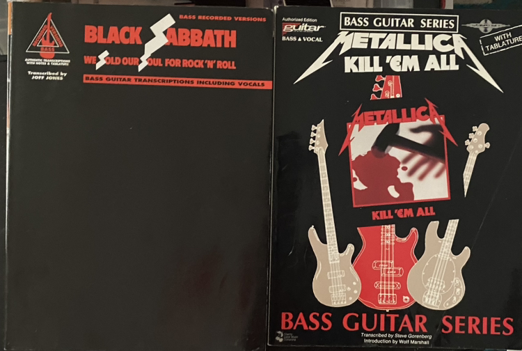 Metallica black sabbath beginners bass  tablatures thumbnail