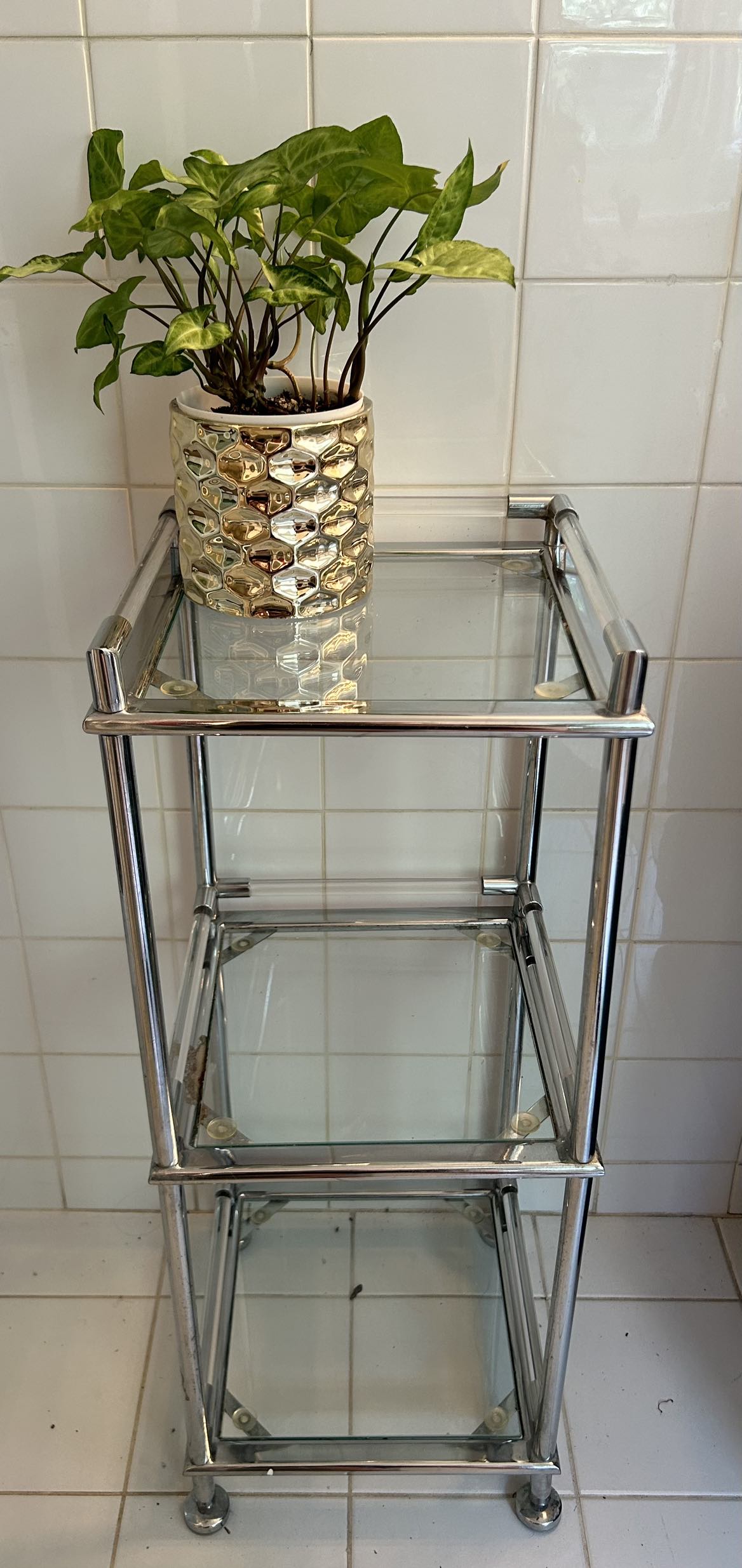 Glass shelves