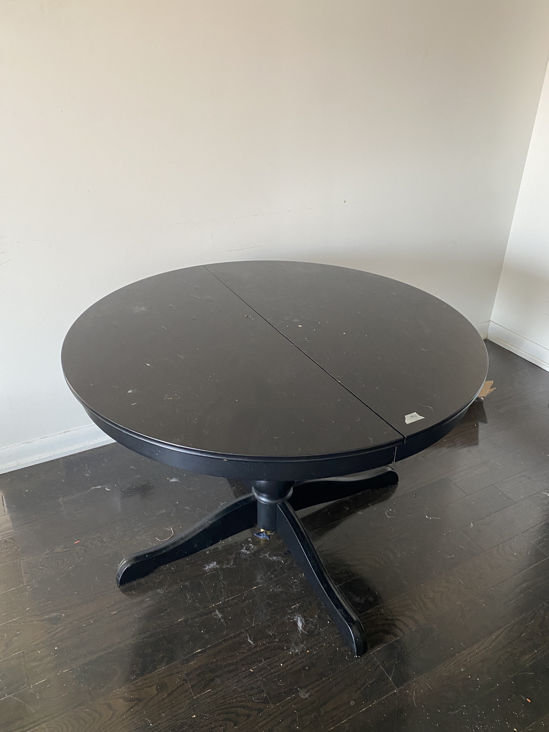 IKEA INGATORP Extendable table, black,