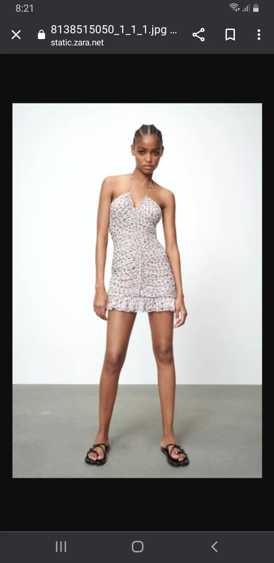 Zara Halter Dress