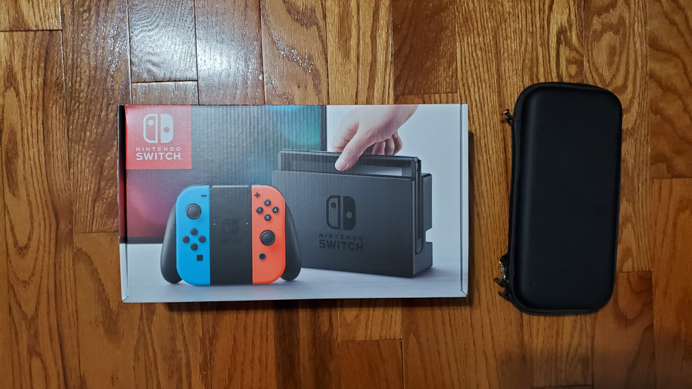 Nintendo Switch like-new, in-box with Case