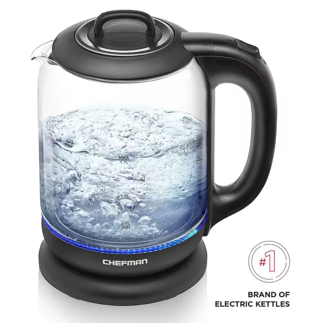 Chefman Electric Kettle with Tea Infuser - photo 2