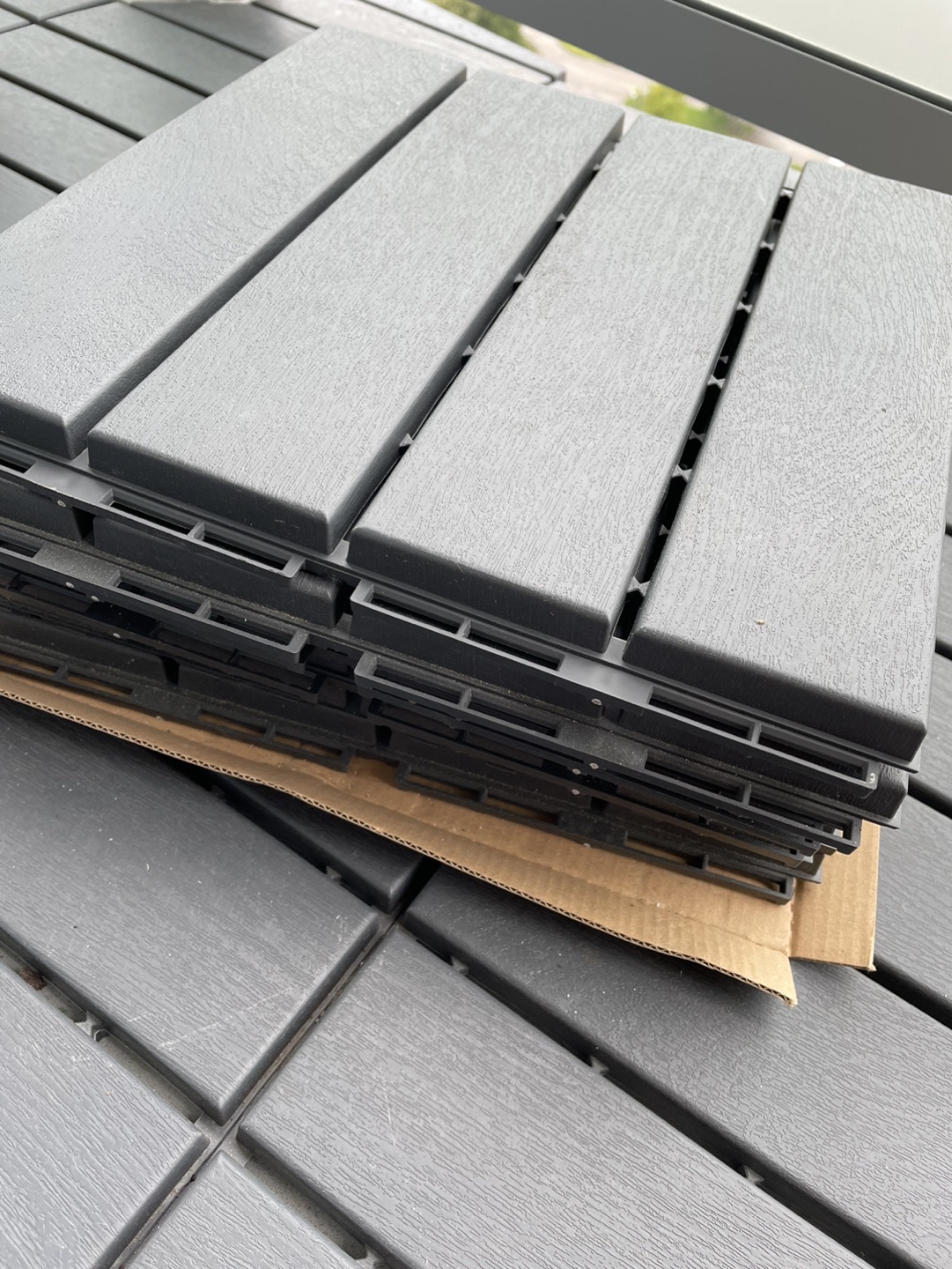 Deck tiles 6 pieces