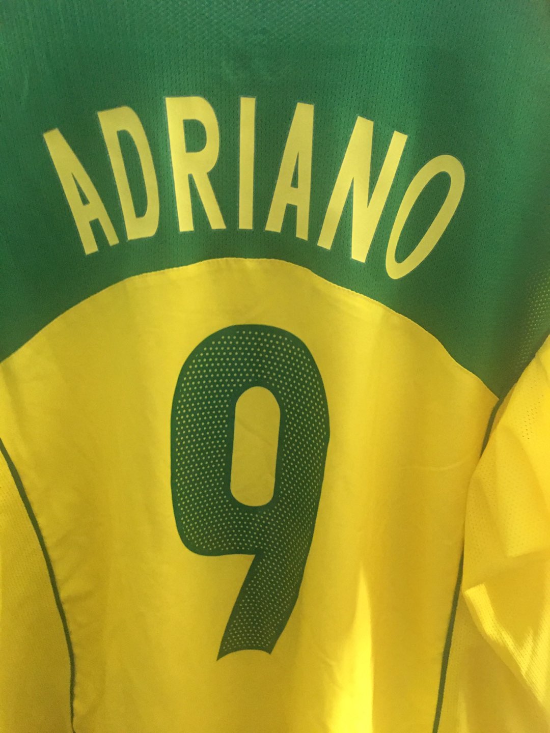 Copa America 2005 Brazil Adriano Soccer Jersey - photo 3
