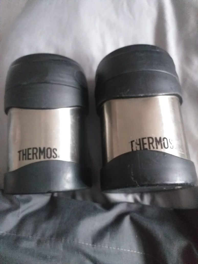 Thermos insulated food jars  2 jars