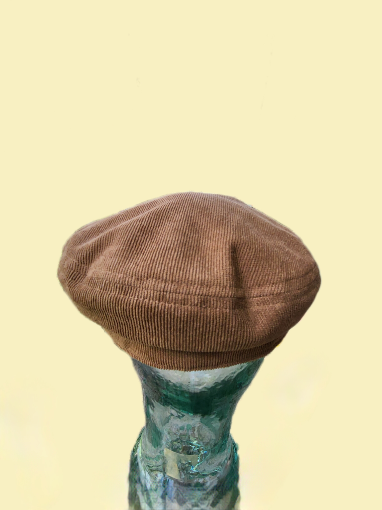 Brand new without tag brown corduroy Canadadian Hat newsboy cap  - photo 3