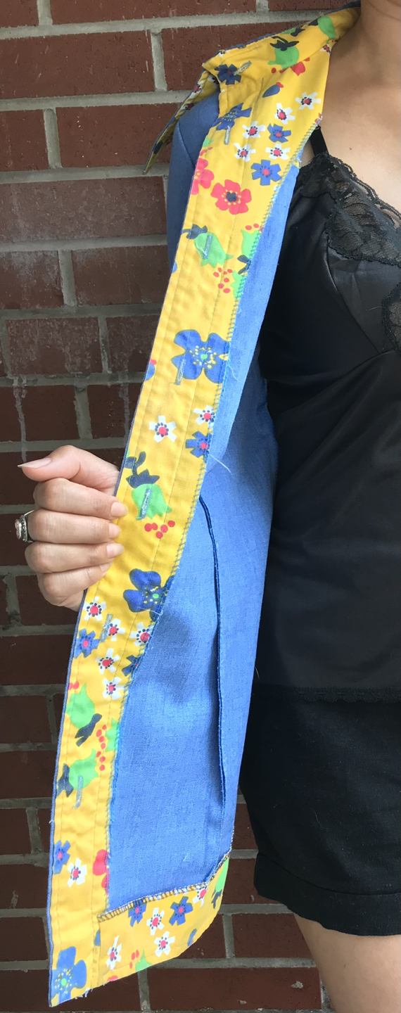 Vintage denim button down oversized S-M image indicator(5)