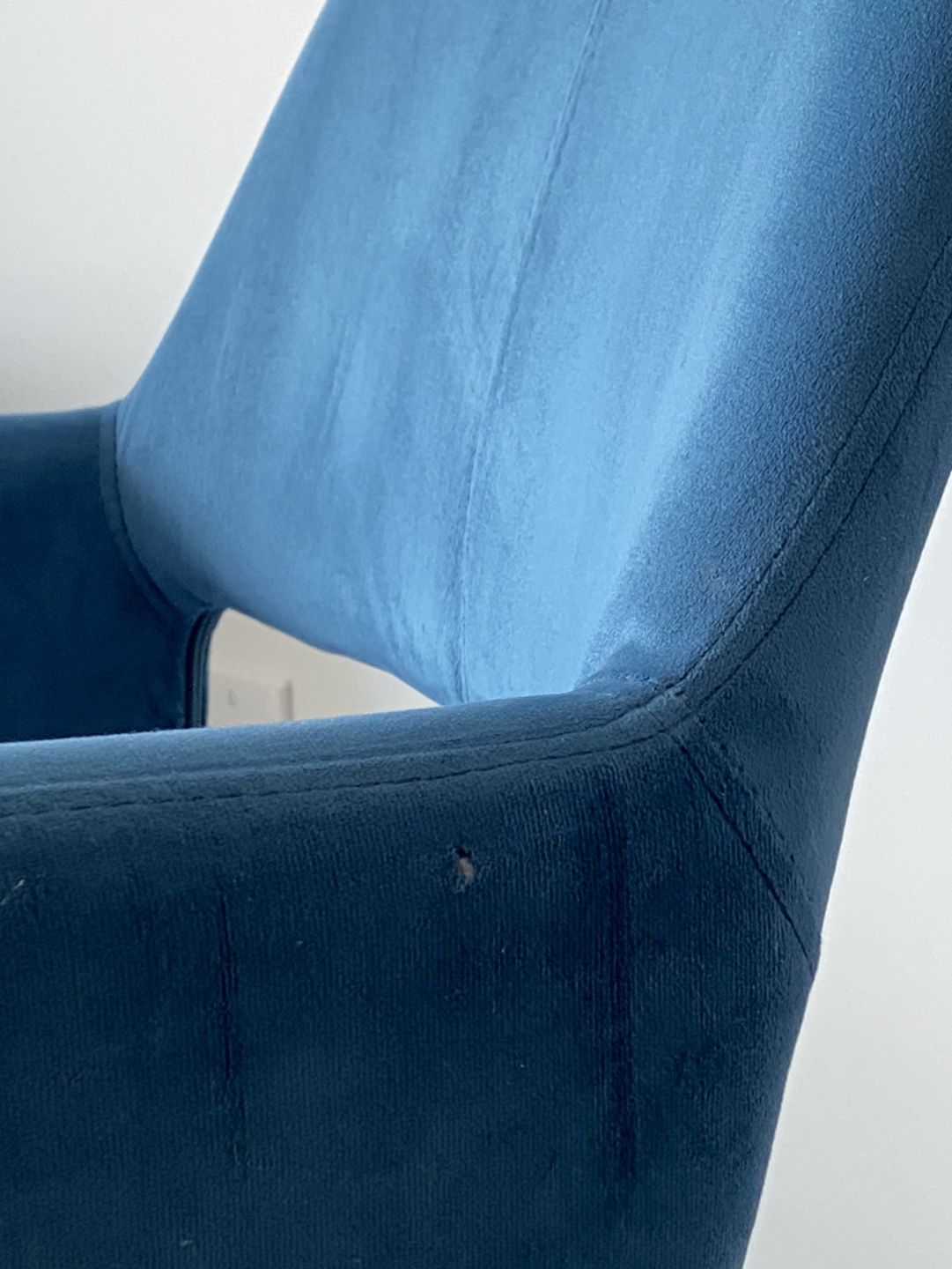 Two Stylish Blue Office Chairs image indicator(4)