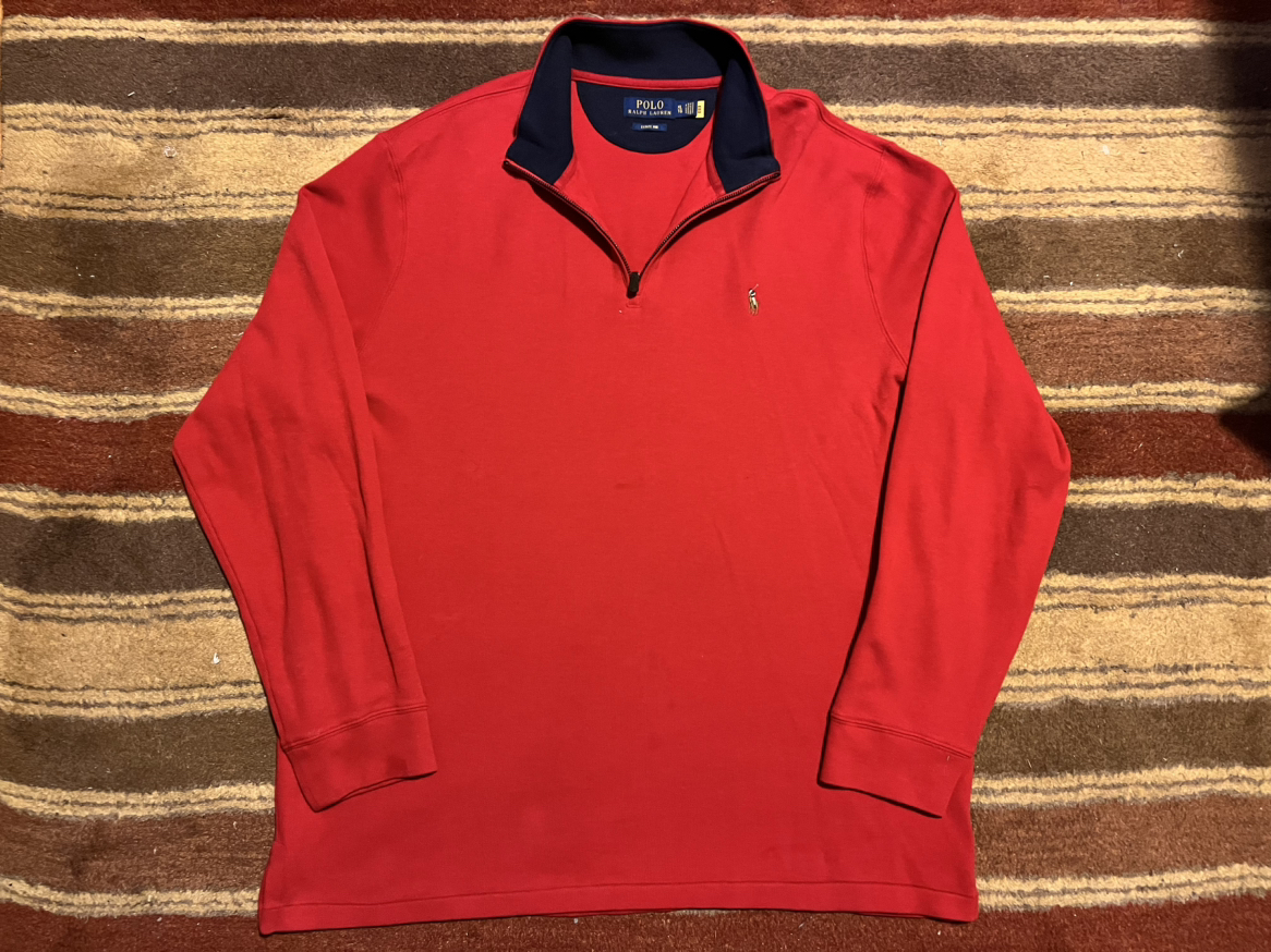 Ralph Lauren 1/4 zip pullover (XL)
