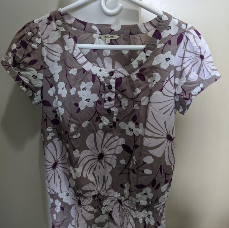 Floral summer top thumbnail