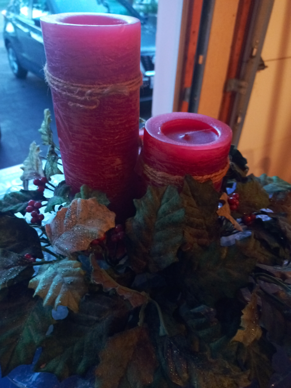 2 Candle Holiday Centrepiece