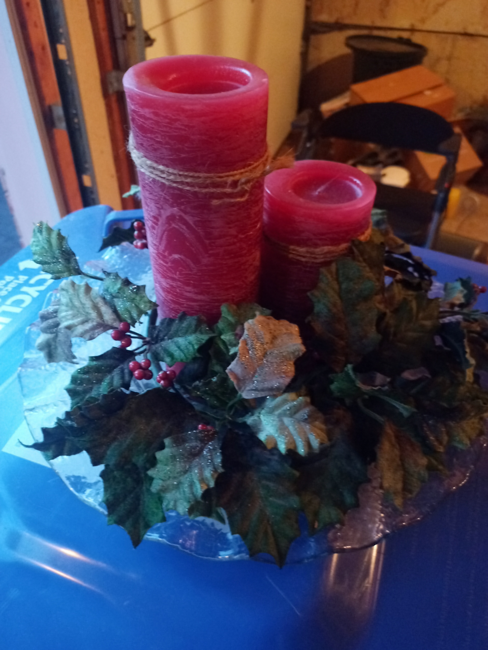2 Candle Holiday Centrepiece - photo 3