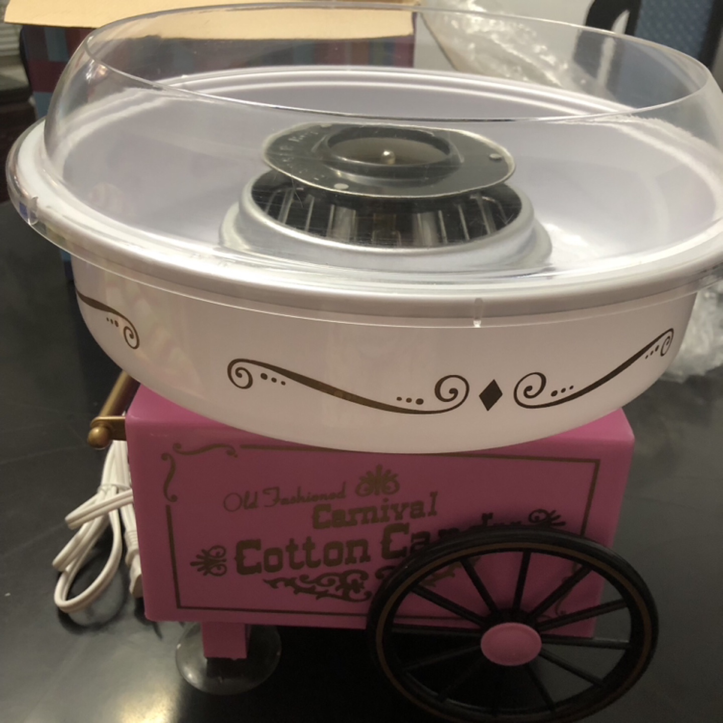 Vintage Hard and Sugar Free Countertop Cotton Candy Maker