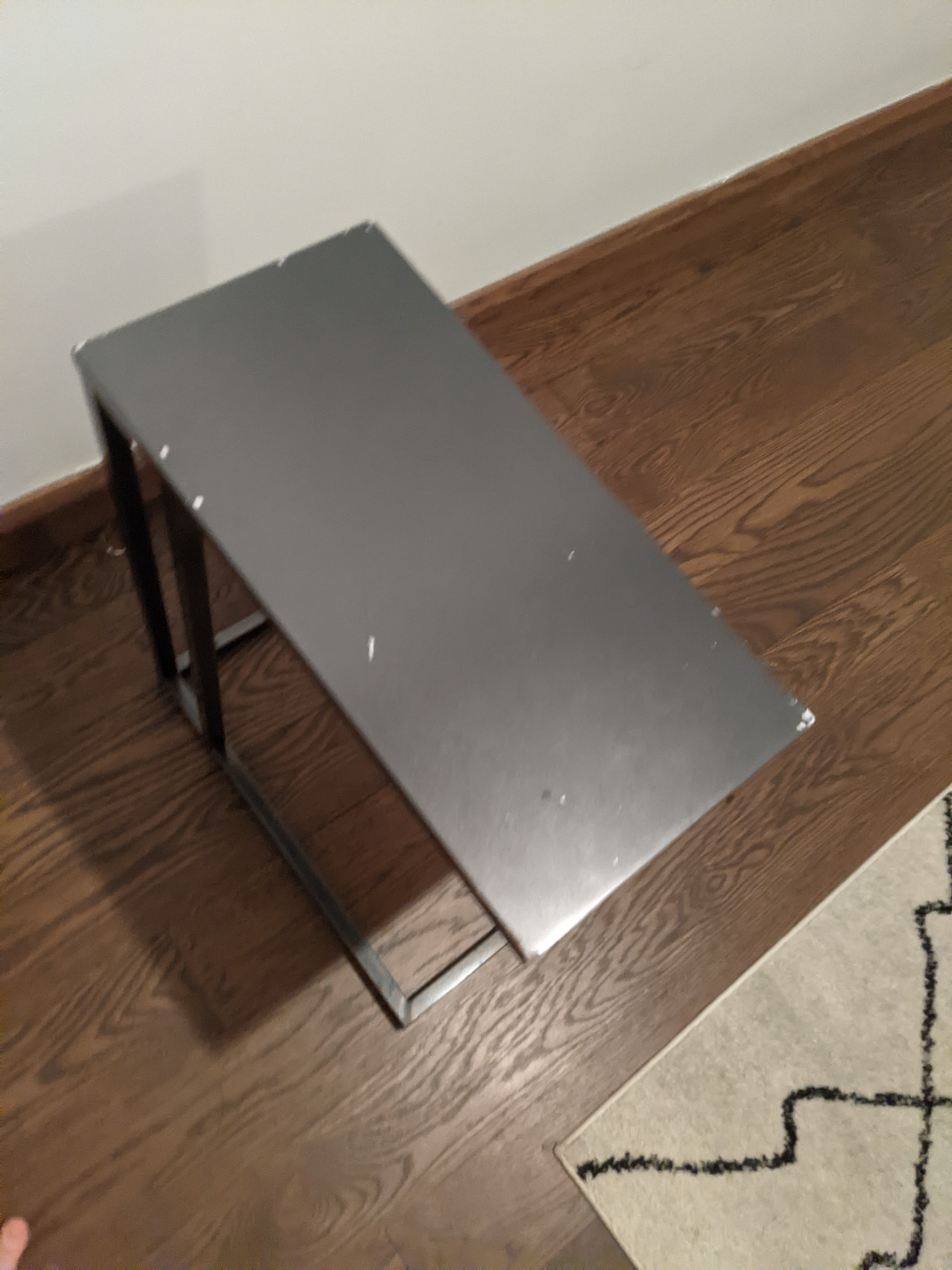 steel end table - photo 2