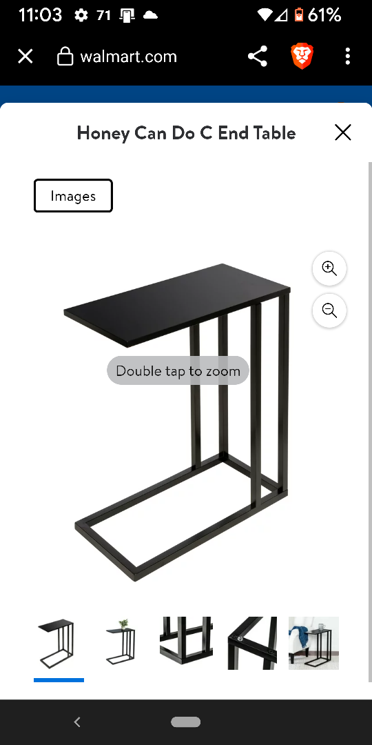 steel end table - photo 4