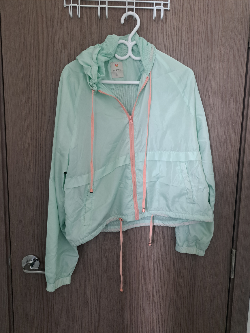 Turquoise raincoat for kid thumbnail