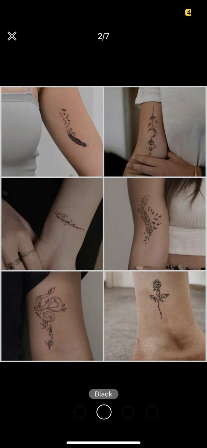 Temporary tattoos - 30 sheets image indicator(3)