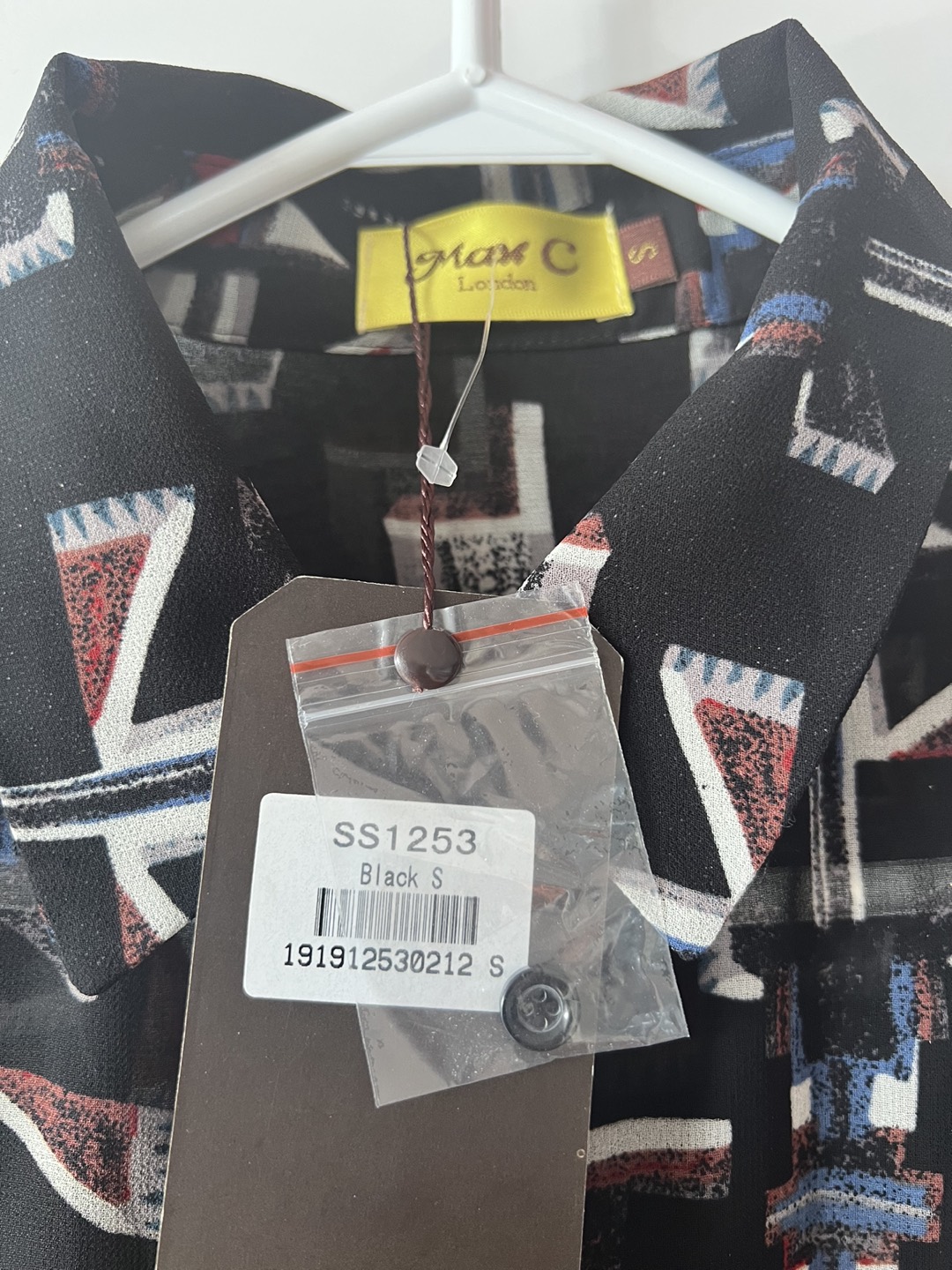 BNWT Black printed shirt image indicator(3)