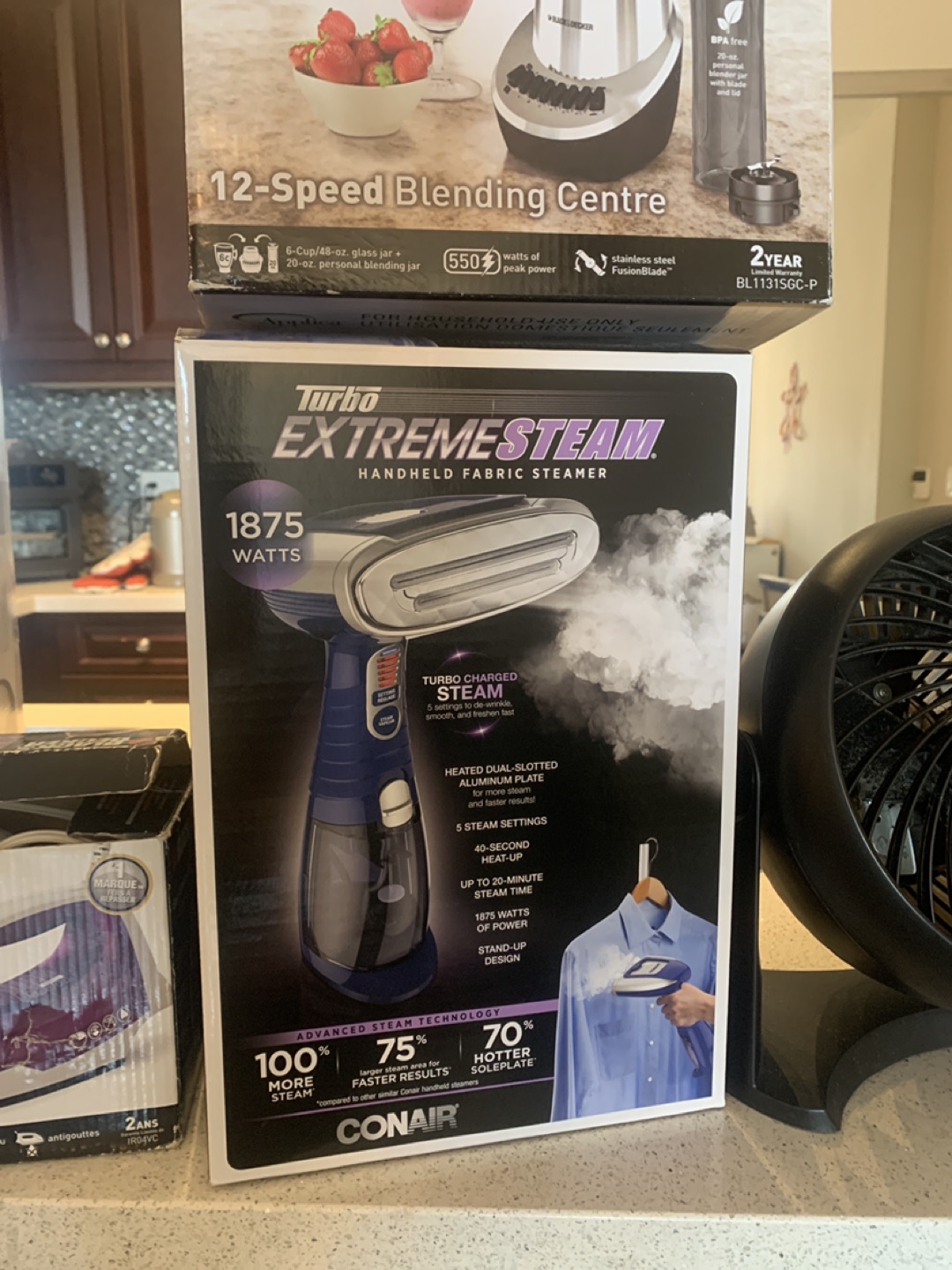 Some appliances (steam iron, iron, blender, vacuum, fan) - photo 2