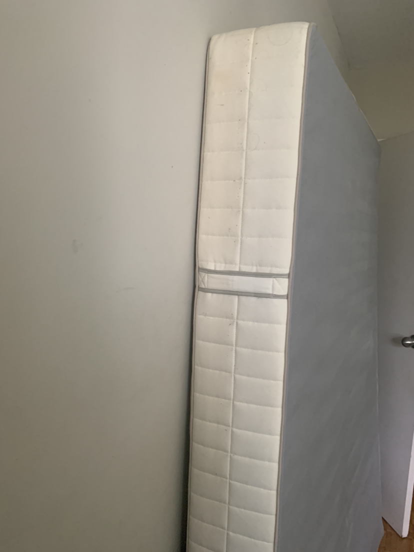 Ikea double bed  mattress