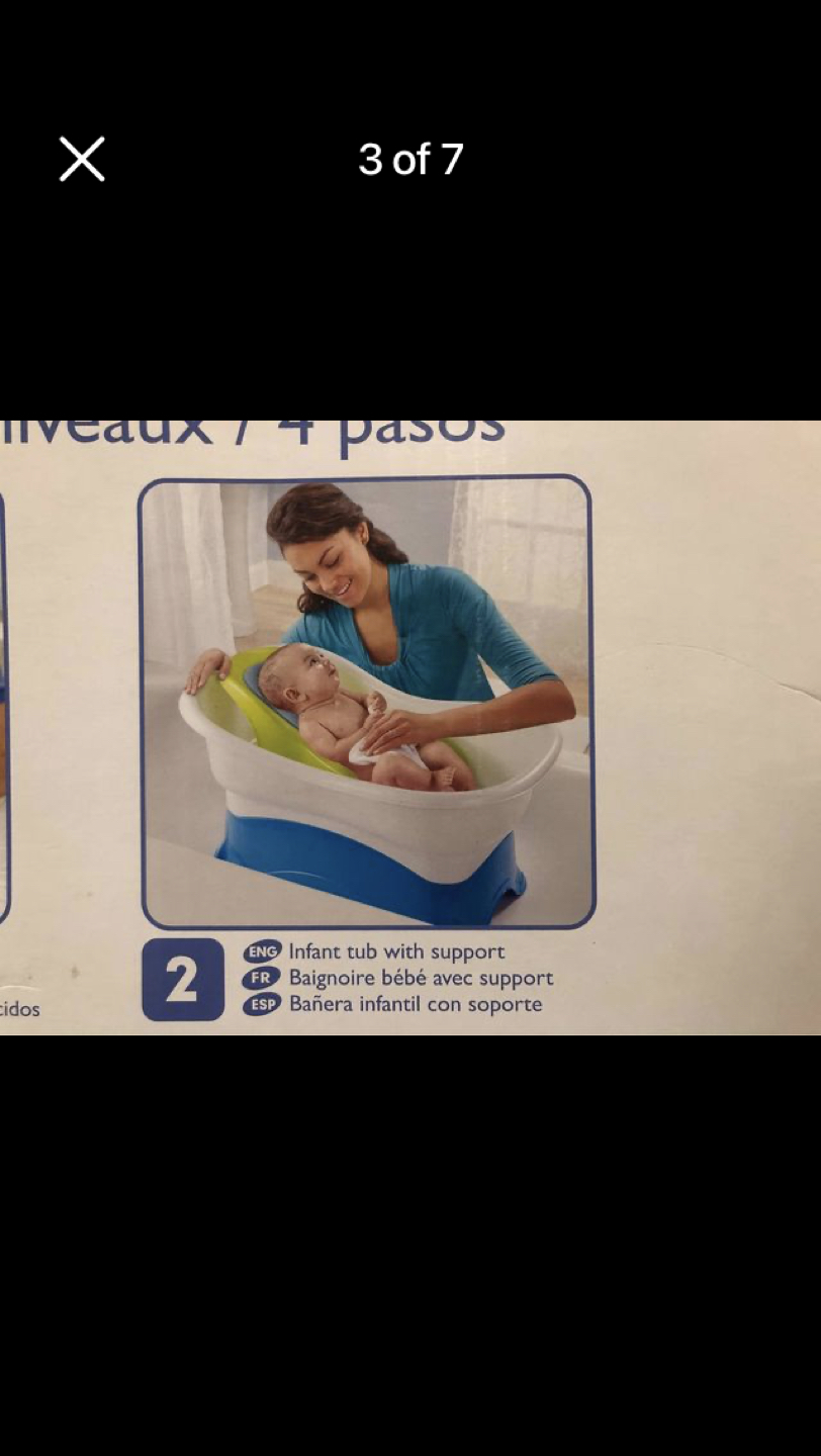 Like new Summer Right Height Bath Center baby bath tab image indicator(5)