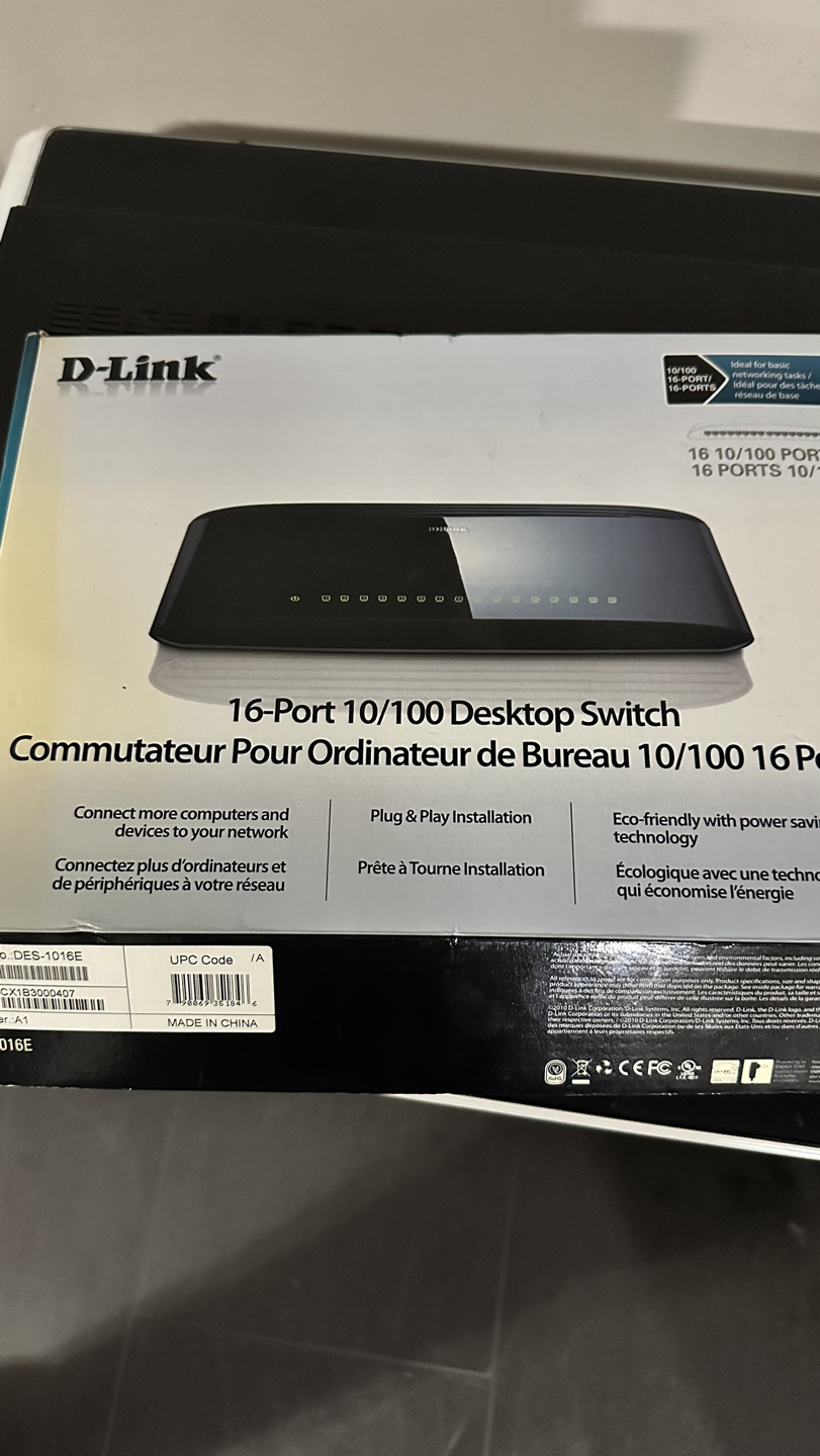 D-Link 16-Port 10/100 Desktop Switch
