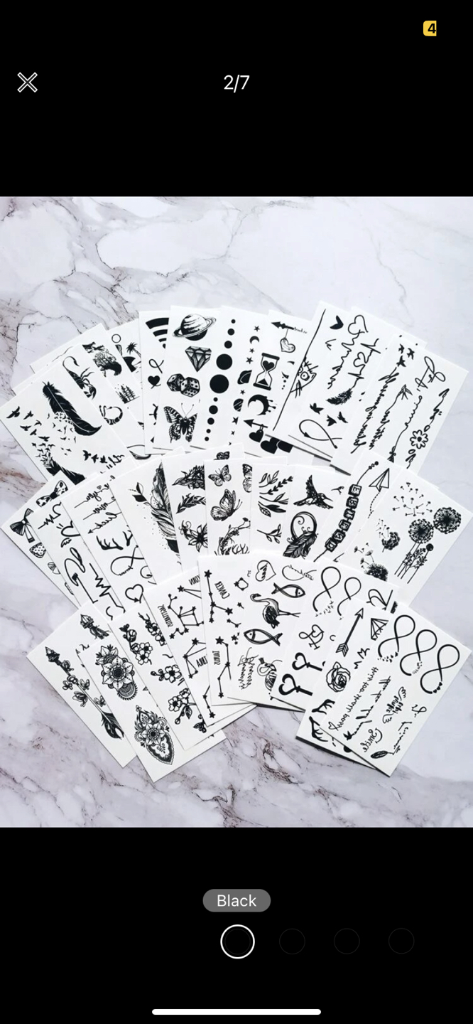 Temporary tattoos - 30 sheets image indicator(2)