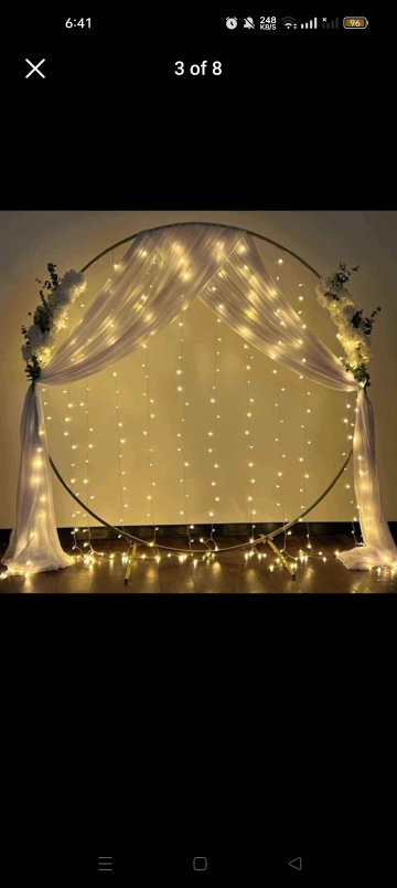 Event decor rental- backdrop arch with decor - photo 5