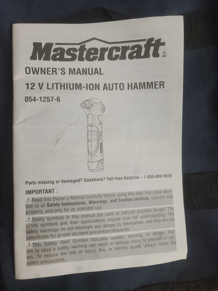 Mastercraft Auto Hammer Tool